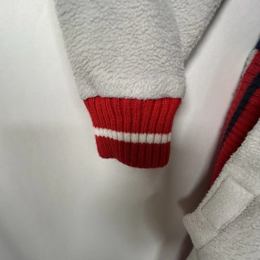 New England Patriots Sportsedo One Piece Pajama Adult Sm. Lounge Outfit Football - Picture 9 of 10